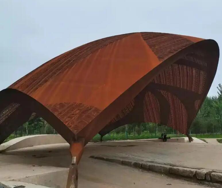 随州耐候钢幕墙案例